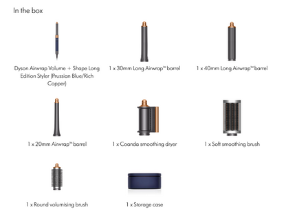🌬️ Dyson Airwrap™ Multi-Styler & Dryer: Straight + Wavy (Prussian Blue/Rich Copper) 🌬️