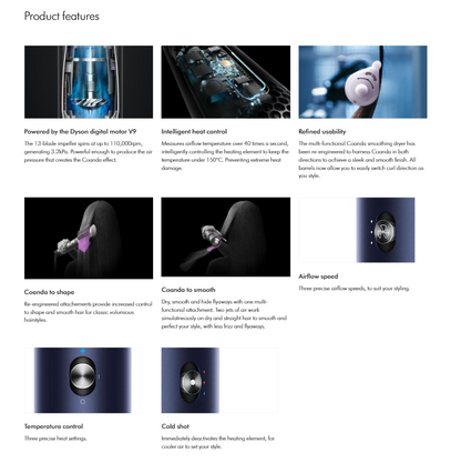 🌬️ Dyson Airwrap™ Multi-Styler & Dryer: Straight + Wavy (Prussian Blue/Rich Copper) 🌬️