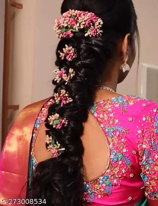 Artificial Messy Braid Hair Extension – Bridal & Party-Ready, Natural-Look Plait for Women & Girls