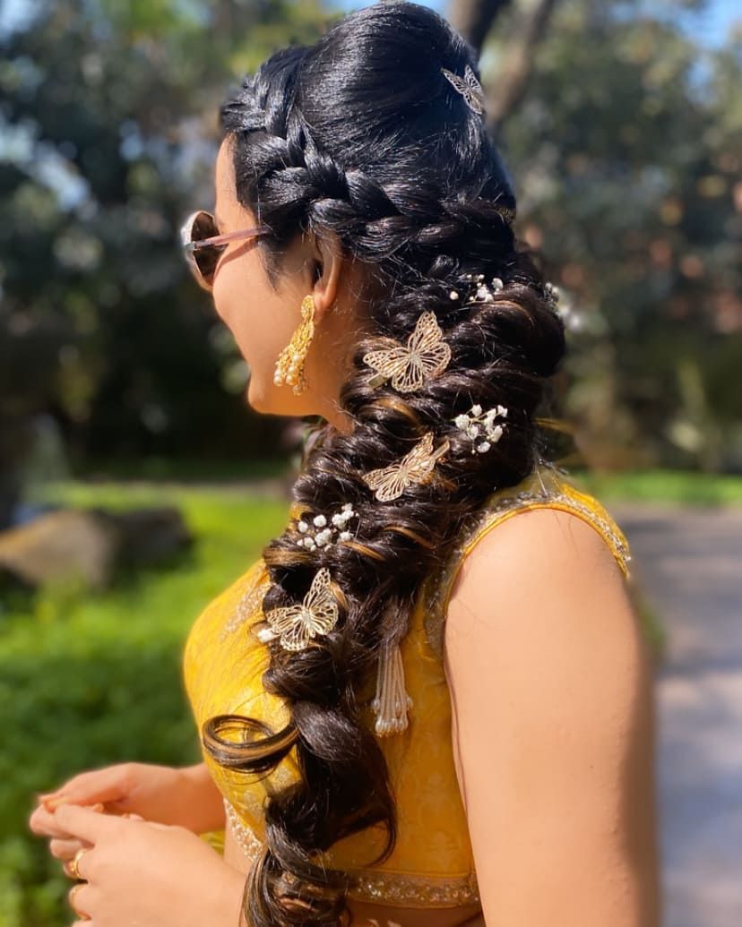 Artificial Messy Braid Hair Extension – Bridal & Party-Ready, Natural-Look Plait for Women & Girls