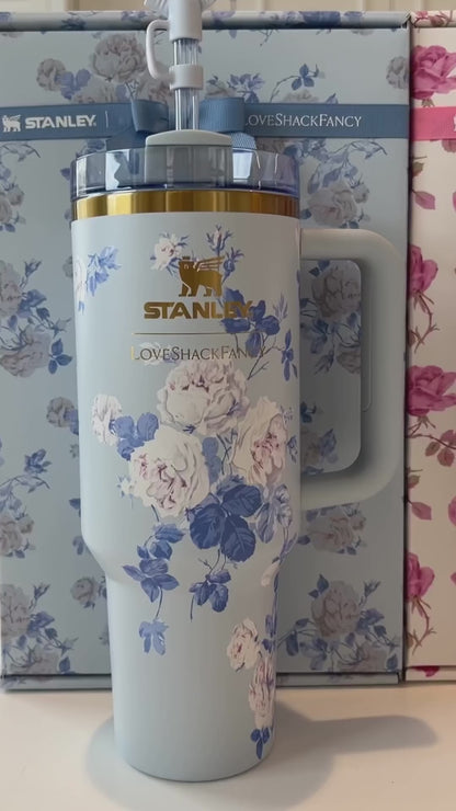 Exclusive 40 Oz Floral Stanley Tumblers – Limited Edition with Luxurious Box Packaging